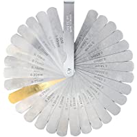 CAMWAY 32 Galgas de Espesor Feeler Gauge Calibre de Espesores Galgas para Mecánica Hojas Medidor de Espesor 0-04-0-88mm…